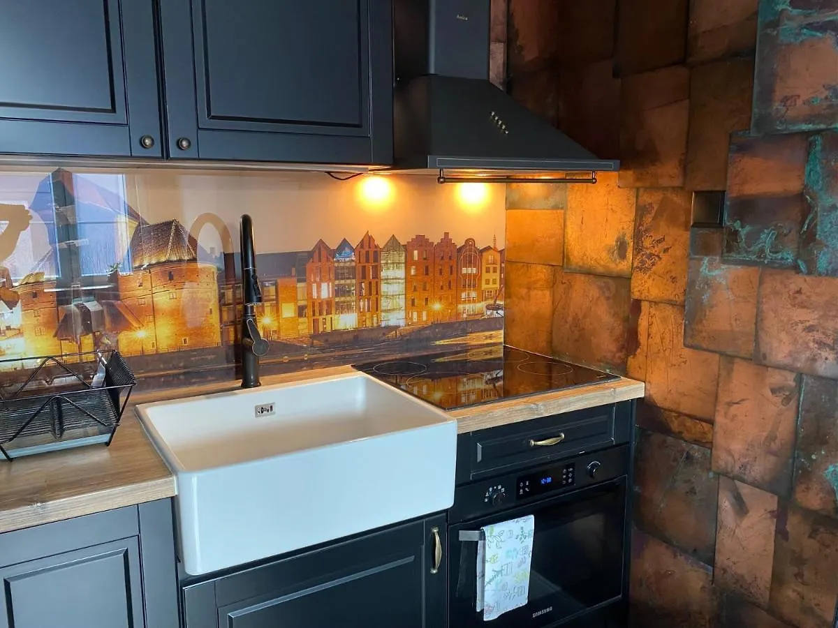 Apartament Zielony Lub Bursztynowy Z Parkingiem Stare Miasto 格但斯克 公寓