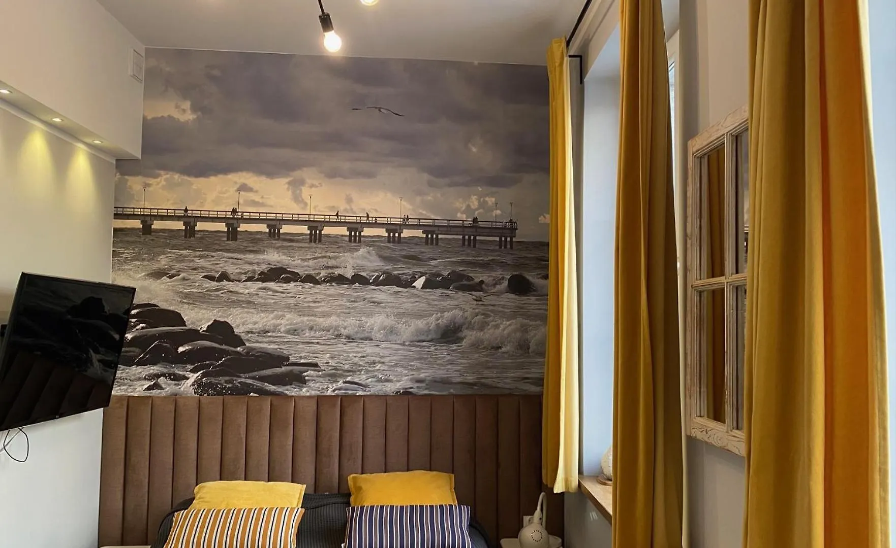 公寓 Apartament Zielony Lub Bursztynowy Z Parkingiem Stare Miasto 格但斯克 波兰